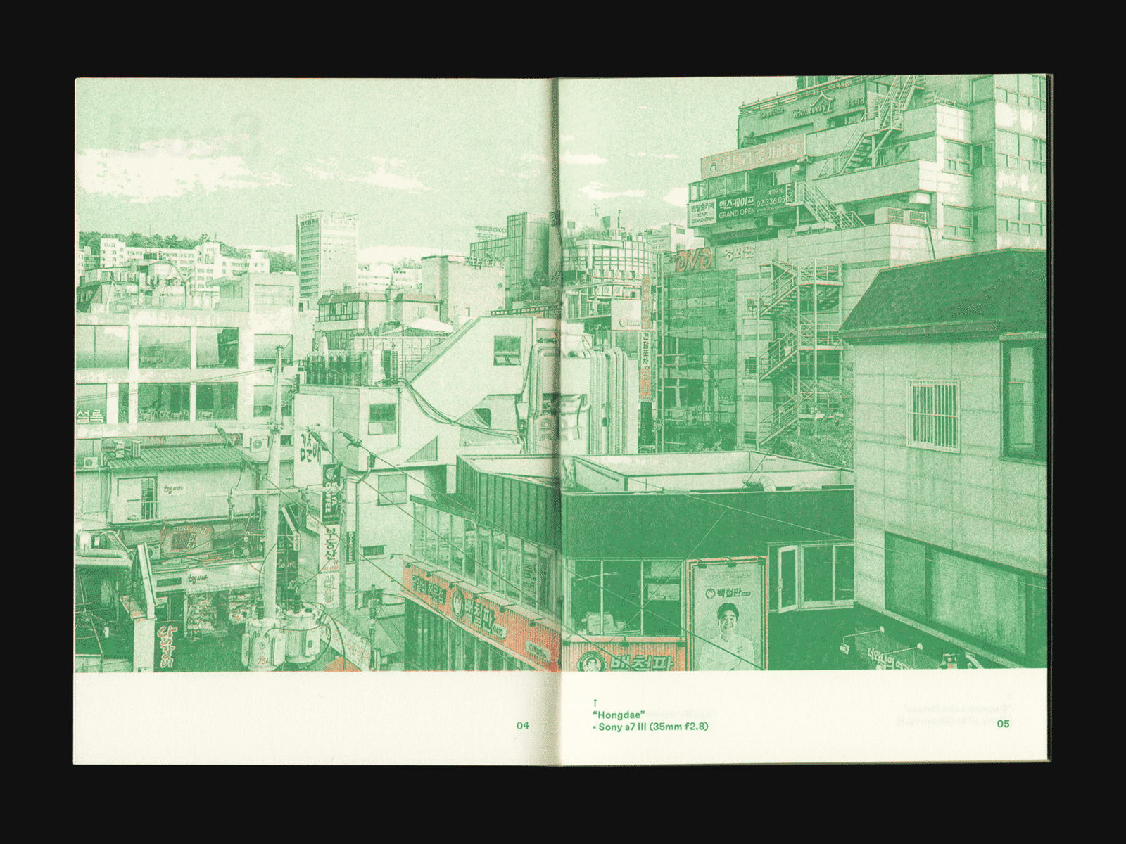 Travel Zines – Seoul photograhy risograph zines