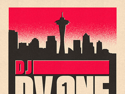 DJ DV one 1 dj seattle skyline