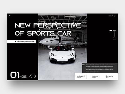 Lamborghini Web Design design web