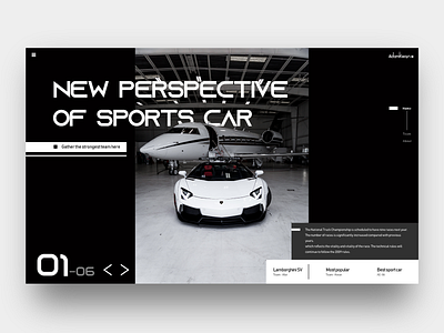 Lamborghini Web Design