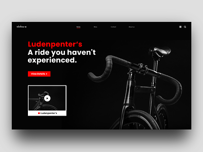 Bike web design design web