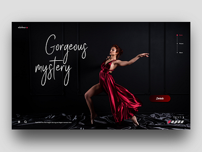 Gorgeous mystery web design