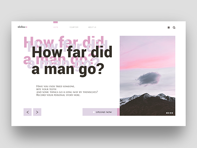 how far did a man go -web design design web