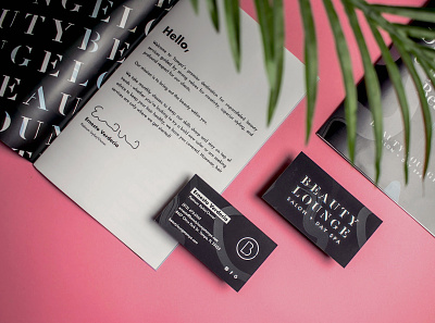 Beauty Lounge Salon and Spa | Brand Collateral branding collateral design design icon identity logo print design