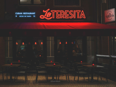 La Teresita | New Identity Concept branding concept design cuban cuban restaurant identity logo logo design logo designer madebyescs minimalist restaurant branding signage design tampa bay teresita