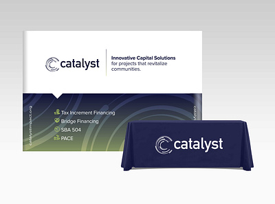 Catalyst | Booth Exhibit Design booth design brand clean corporate corporate design exhibition booth design identity design investment logo design presentation design