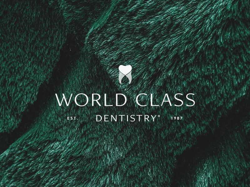 World Class Dentistry Logo Design By Eric Sanchez Creative Studio On Dribbble