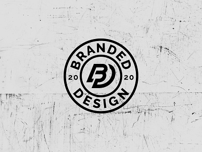 Branded Design BW Badge badge design graphic design logo logodesign