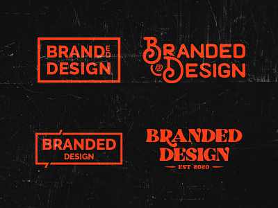 Branded Design Alternative Logo Marks badge branding design designart illustration logo