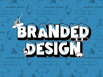 Branded Design - Winter Edition branding illustration logo winter