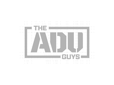 The ADU Guys Logo Blueprint