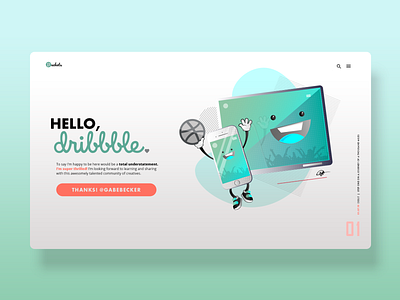 Hi there, Dribbble!