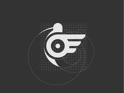 Hummingbird inspired logo concept for skate brand branding icon identity logo mark