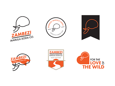 Zambezi Marula Soda Co. Identity adobe illustrator badge logo branding design graphic design identity logo minimal packaging vector