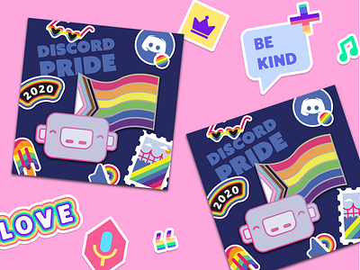 Discord Pride 2020 Campaign discord pride pride month social media stickers
