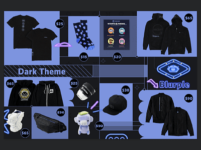 Discord Pop-Up Merch: Dark Theme Collection