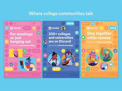 Discord College Campus Prints