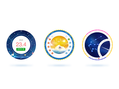 Three Circles age bmi calorie period sleep