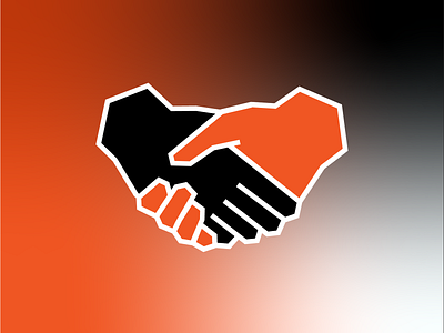Handshake Logomark design illustration vector