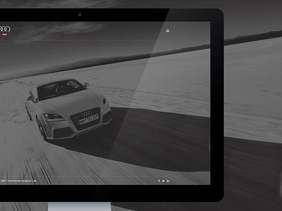 WEB DESIGN | AUDI 1.1 audi branding car design garage web web design