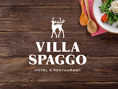 Villa Spaggo branding branding design branding identity design food and drink hotel branding illustration logo logo design logotype menu design restaurant branding restaurant design typography