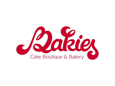 Bakies bakery bakery logo boutique pastries branding branding design branding identity cake boutique cake shop corporate branding cupcakes custom lettering design hand crafted hand drawn handlettering illustration logo logo design logotype typography