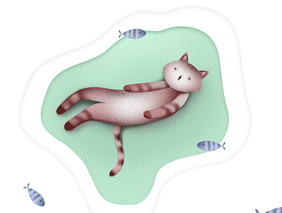 Cat's Fantasy cat charachter design color flat flat illustration illustration