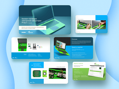 Product presentation – Pi-top 3 (IoT version) blue branding design laptop pi top pi top 3 presentation presentation template