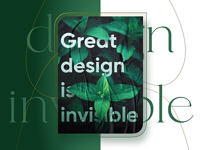 Poster design – Great design is invisible