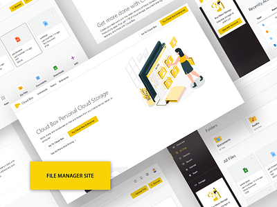 Cloud Box - File Manager Site / Cloud Storage