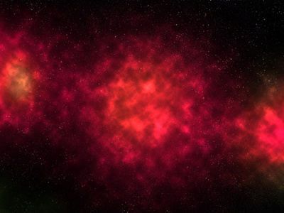 pinkish nebula starfield