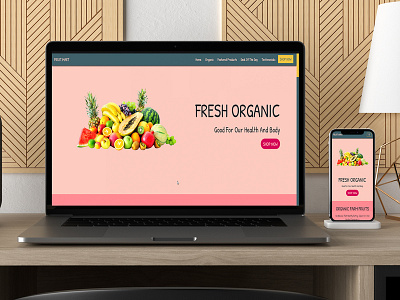 Fruit.Mart eCommerce Landing Page ecommerce fruit landing