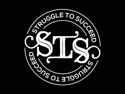 STS Ambigram ambigram branding flat illustration logo sts