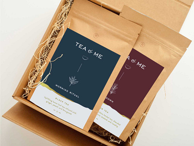 Tea&Me / Packaging art branding color design illustration label logo packaging typography vector