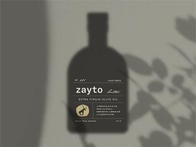 Zayto Olive Oil bottle label branding color gold label design logo olive oliveoil packaging typography