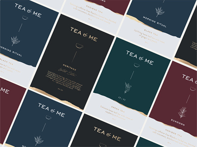 Tea&Me branding color design illustration labeldesign logo packaging tea teapackaging typography vector