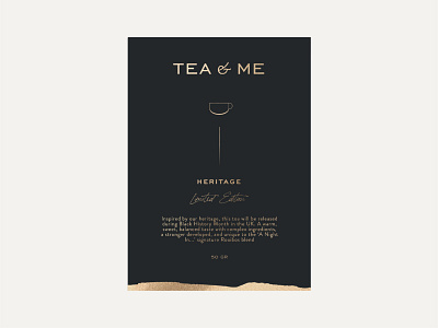 Tea&Me branding illustration label natural packaging packagingdesign tea typography