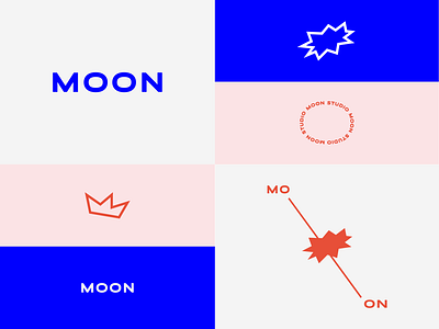 Moon graphicdesign logo logodesign stamp typography