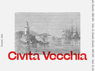 Vecchia - vintage cards card city illustration typography