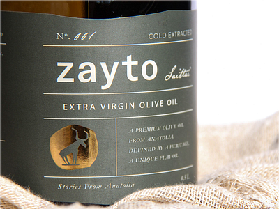 Zayto label logo typography