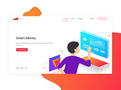 Smart Money - SPA app dashboard money site spa ui ux web