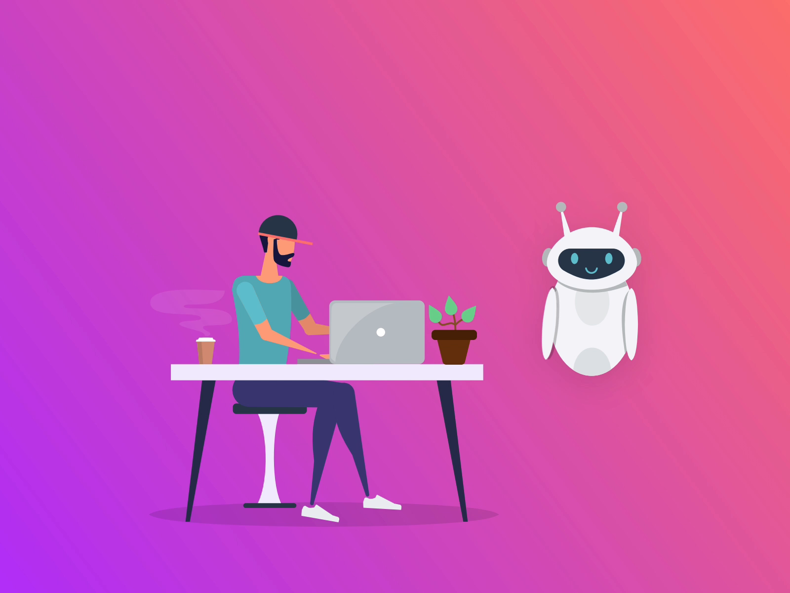 TopSkills - Matching bot animation by Richard Wålander on Dribbble