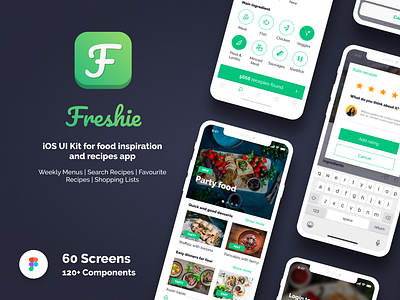 Freshie - iOS UI Kit for food inspiration & recipes