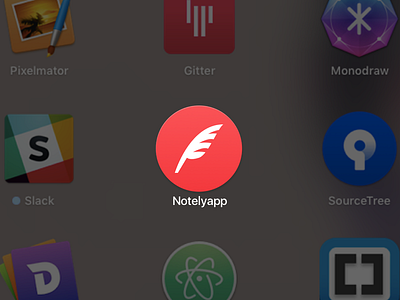 Notelyapp Desktop Icon app collaboration icon mac osx tool