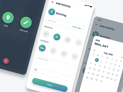 MoveStreak - Track Activity Manual activities activity app date picker fitness fitness app picker running running app training training app ui workout workout app workout tracker