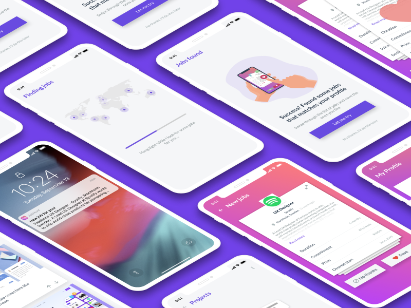 TopSkills App Main Screens by Richard Wålander on Dribbble