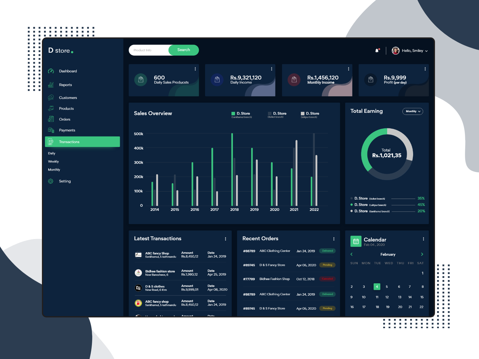 Dashboard UI DarkTheme by Deepak Shrestha on Dribbble