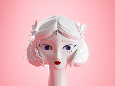 girl 3d cinema4d design octane photoshop shanghai