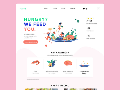 FEEDME | webdesign ideation