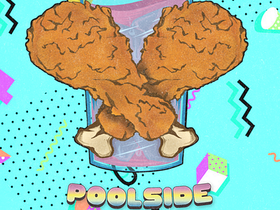 Poolside 80s design graphic graphic design illo illustration nostalgia poolside summer